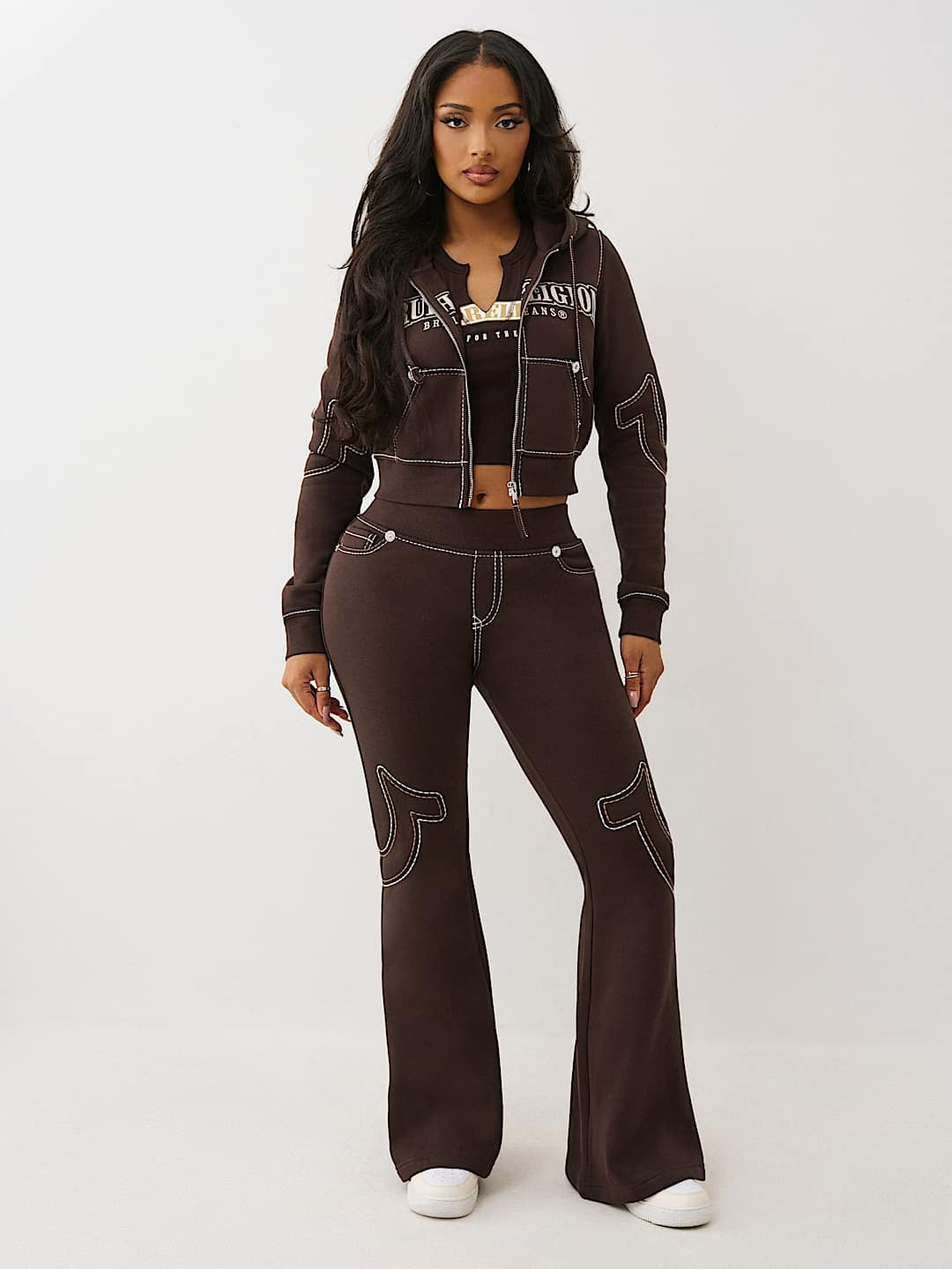 True Religion Sweatpants Anniversary Lr Big T Ganache