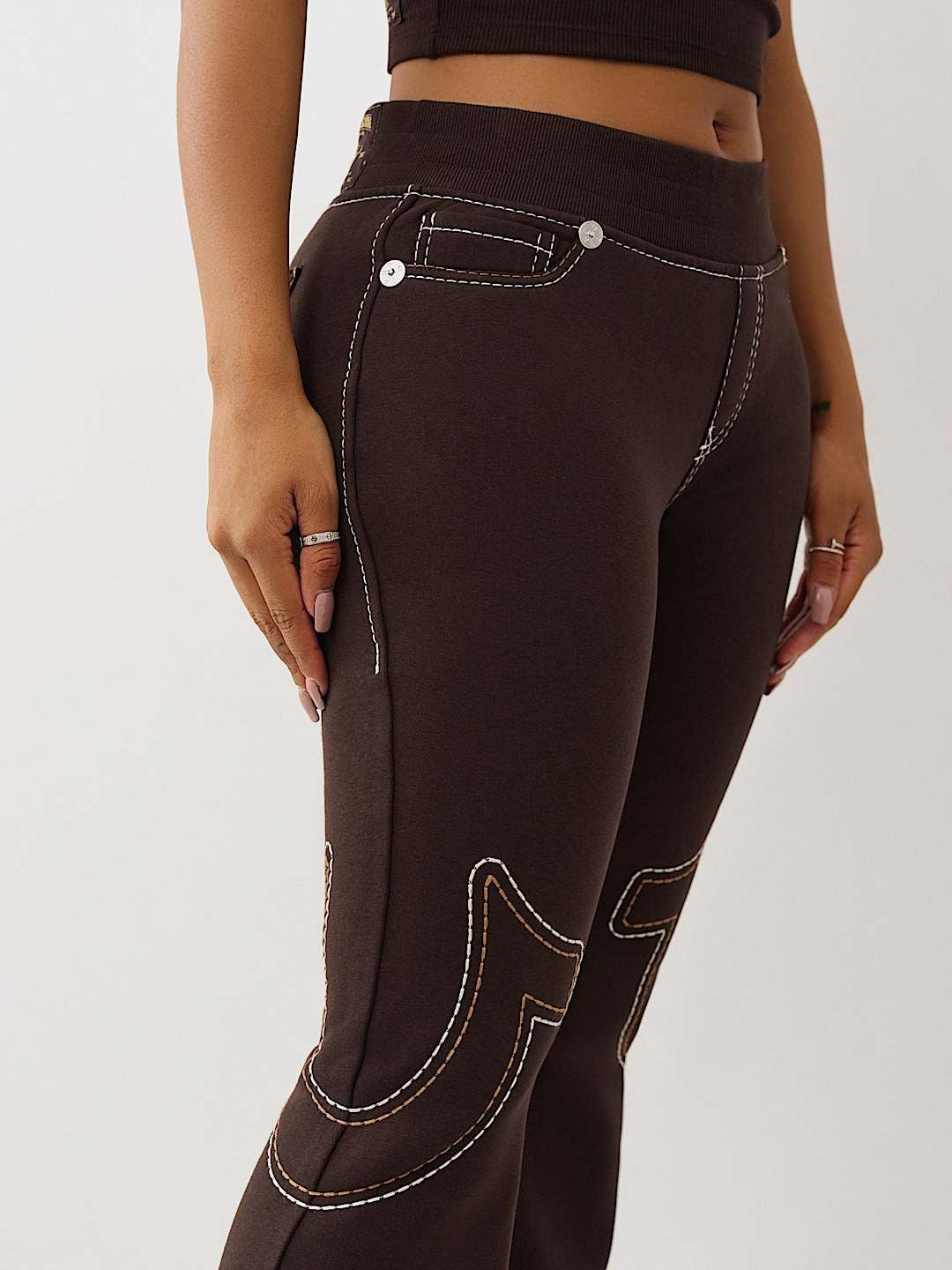 True Religion Sweatpants Anniversary Lr Big T Ganache
