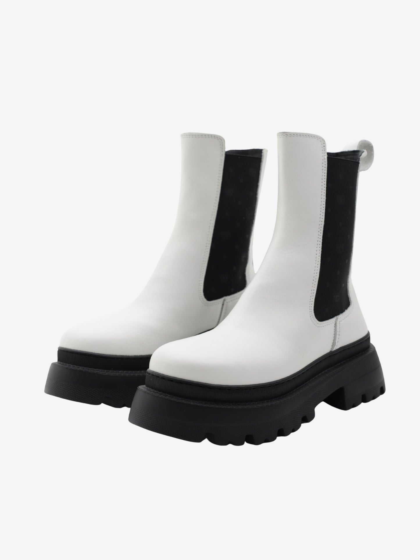 Chiara Ferragni Boot Chelsea Leather White