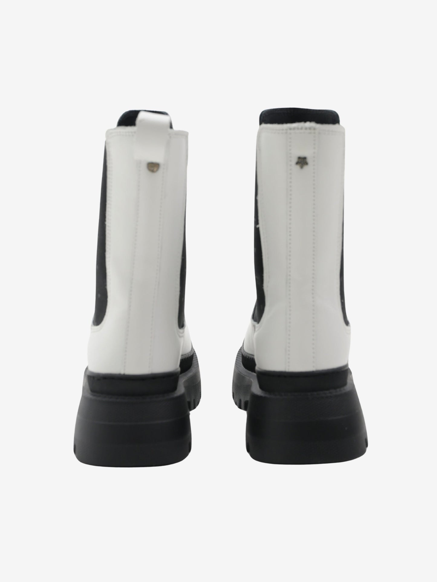 Chiara Ferragni Boot Chelsea Leather White