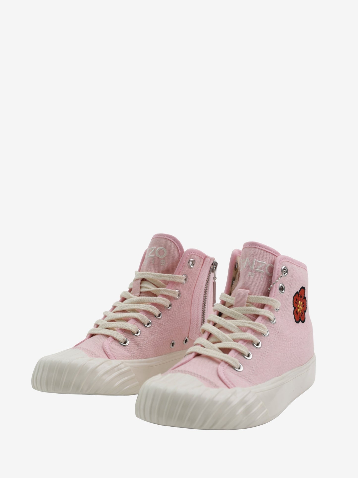Kenzo Sneaker Boot Flower Logo Pink