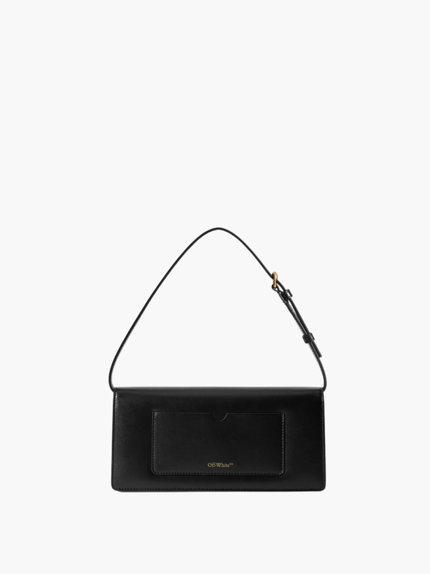 Off-White Bag Gold Logo Strap Black