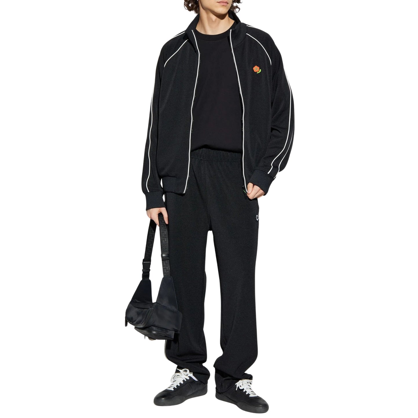 Kenzo Track Pants Bf 3.0 Embroidered Black