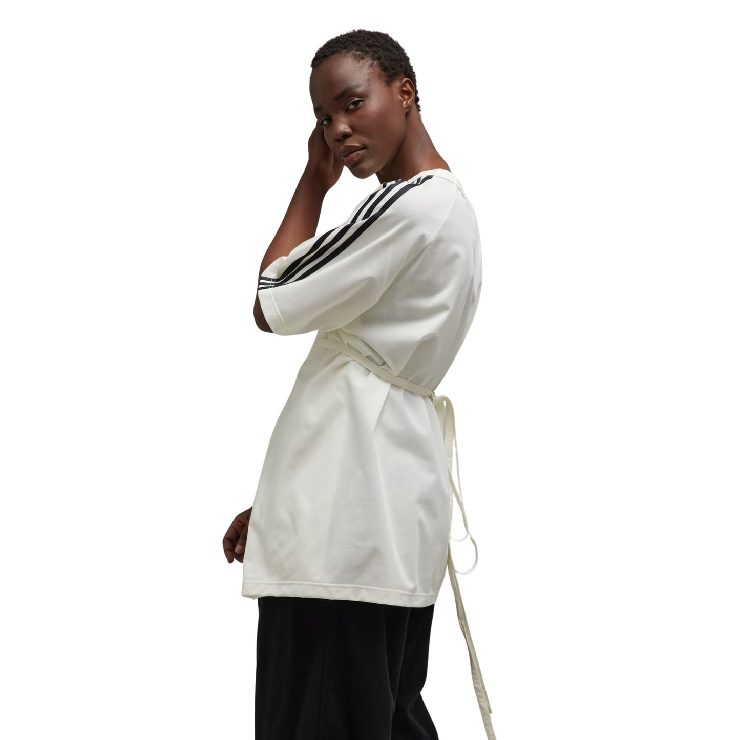 Y-3 Ladies T-Shirt Closure White