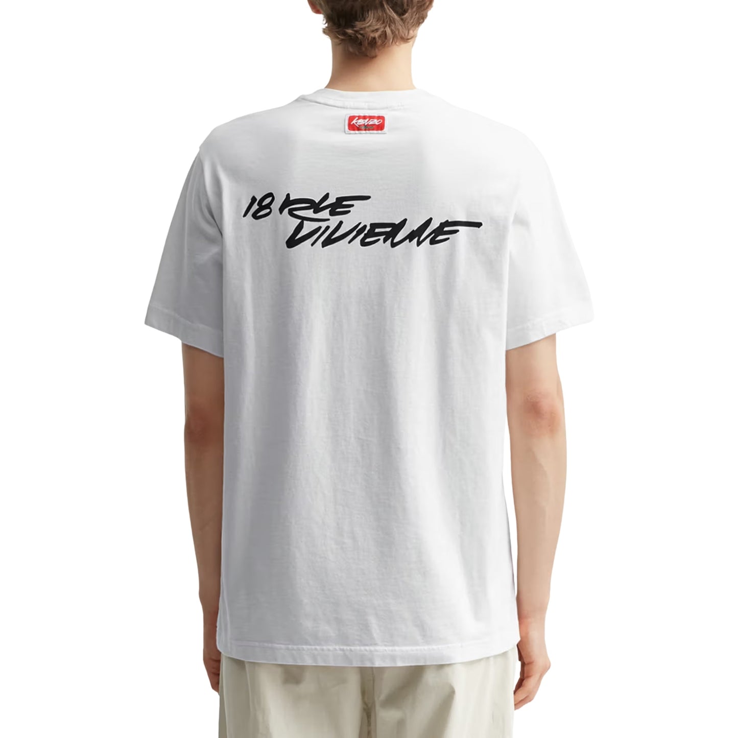 Kenzo T-Shirt X Futura 2000 Big Logo White