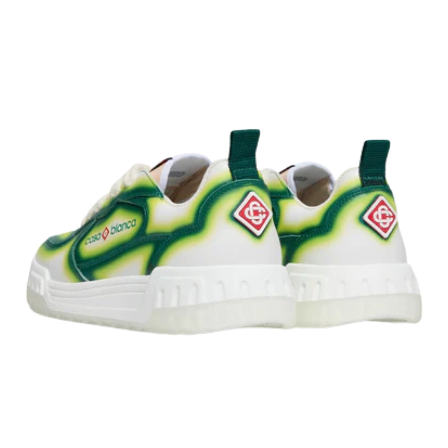 Casablanca Sneaker Ladies Court White-Green
