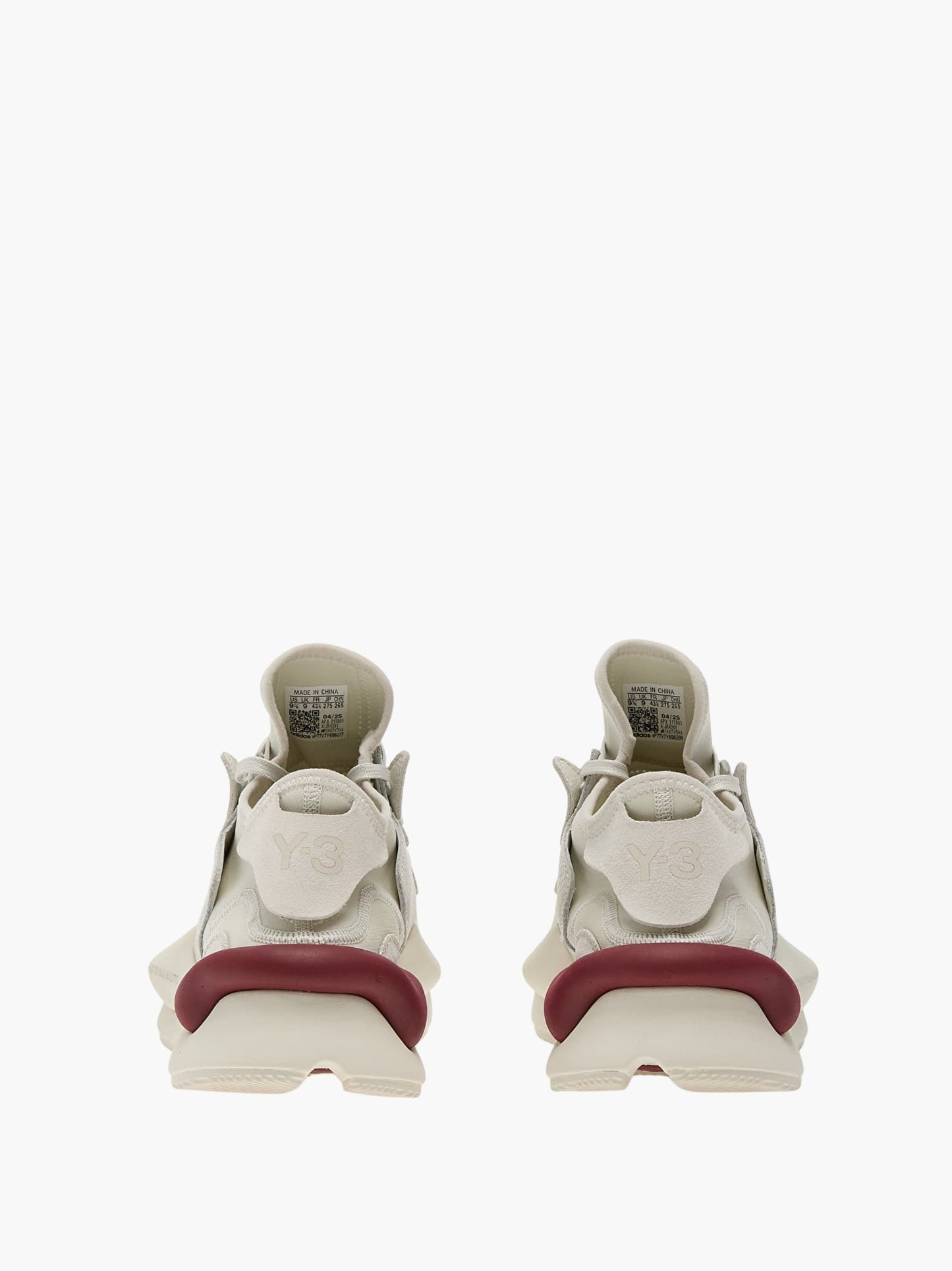 Y-3 Sneakers YS182 Kaiwa Grey-Burgundy
