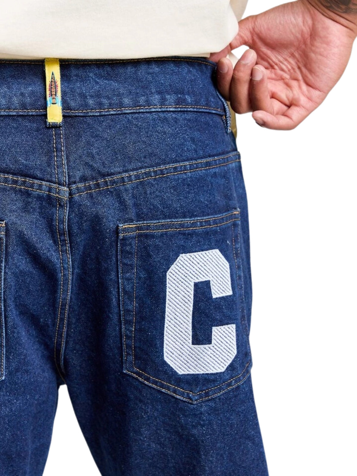 Icecream Jeans Running Dog Double Scoop Mid Wash Blue