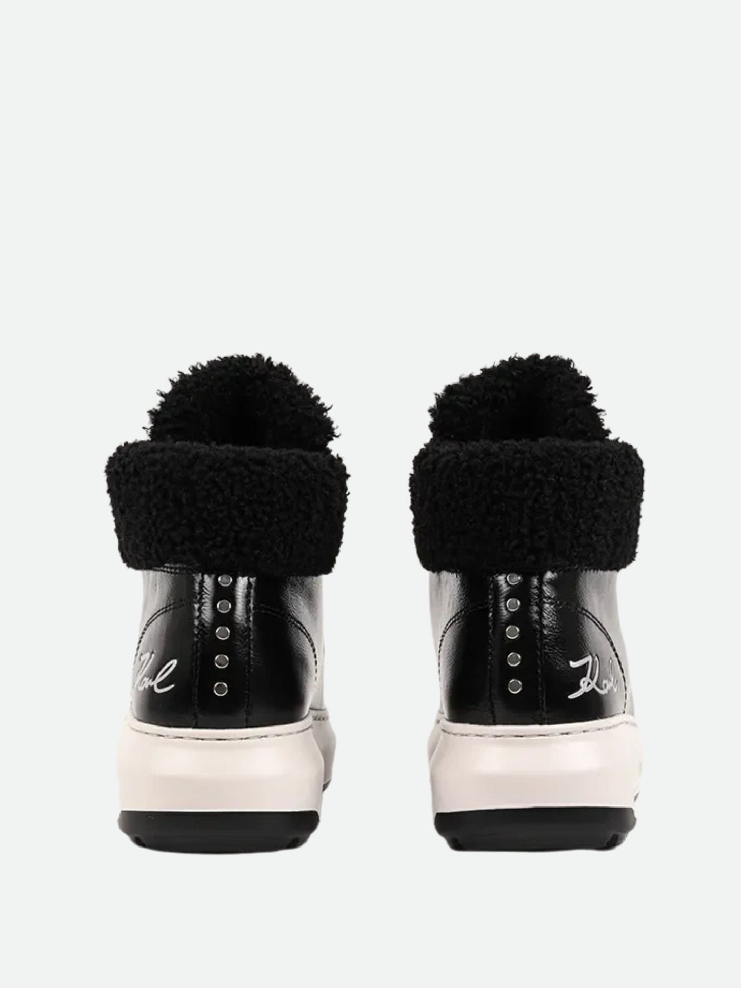 Karl Lagerfeld Boot Kll287 Lug Mid Lace Black