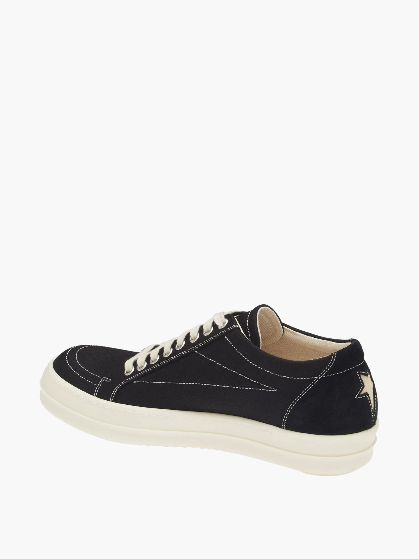 Rick Owens Sneakers Ro5 Wht Line Embroi Black