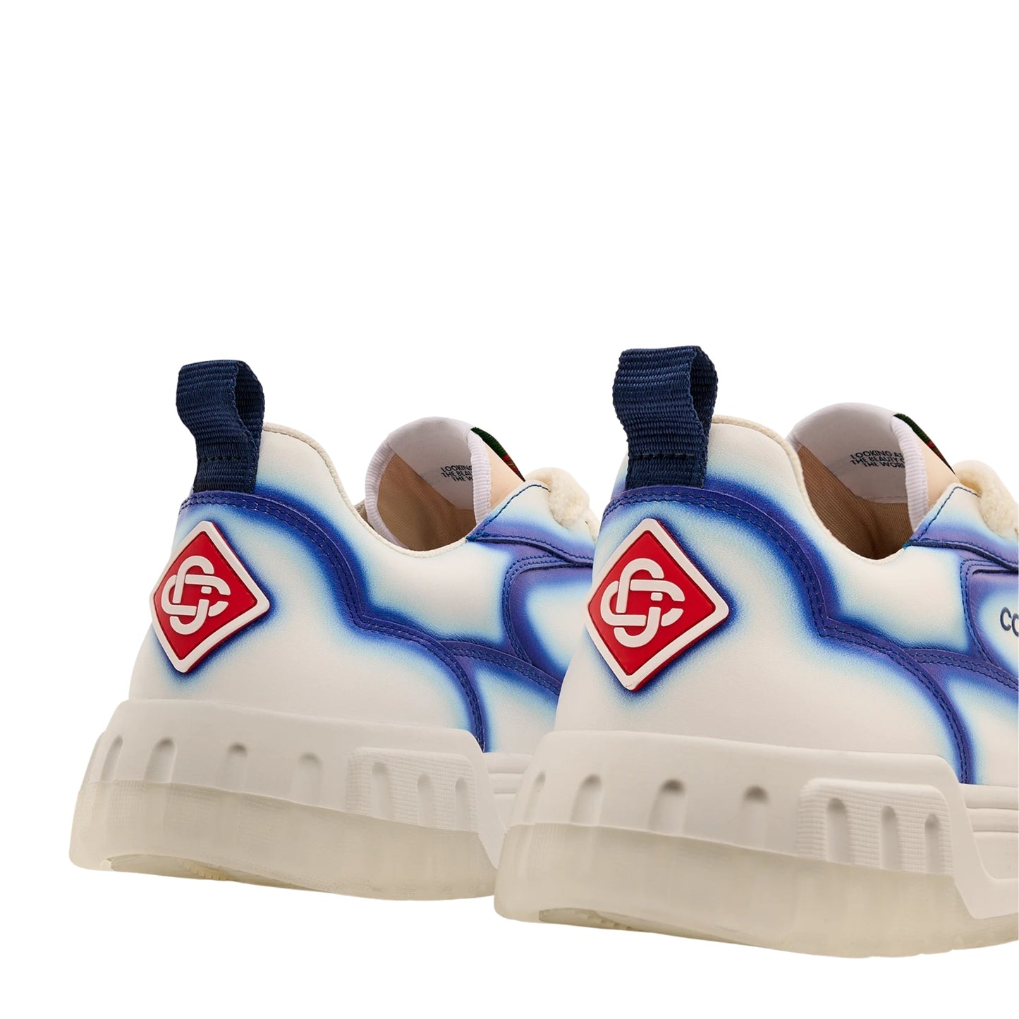 Casablanca Sneaker Ladies Court White-Blue