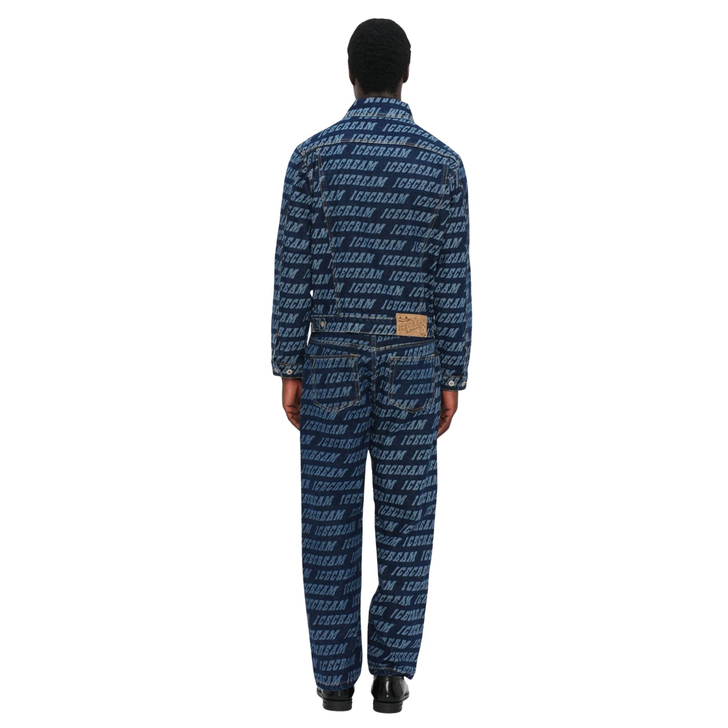 Icecream Repeat Logo Double Scoop Denim Pants Indigo
