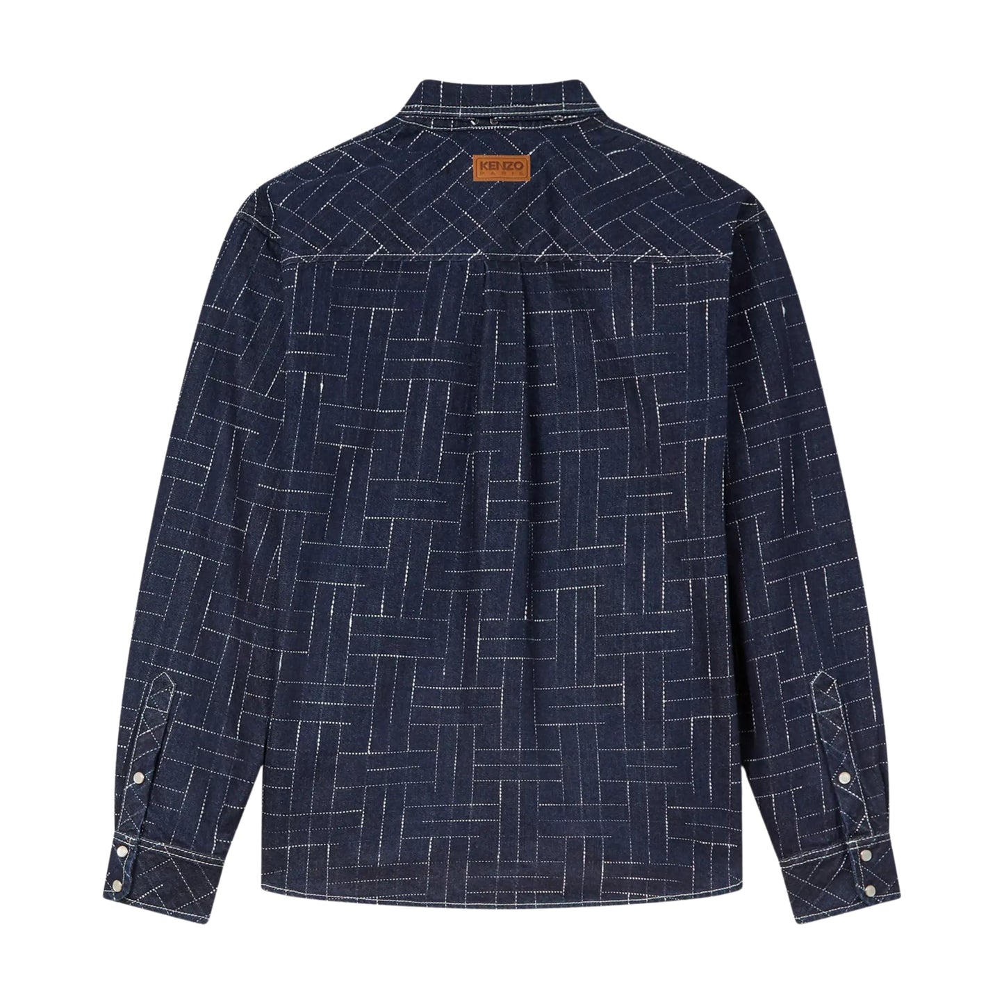 Kenzo Shirt Weave Denim Blue 2.0