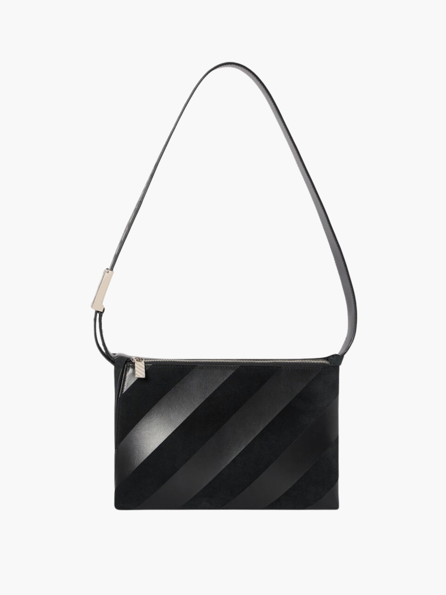 Off-White Bag Stripped Strap Black