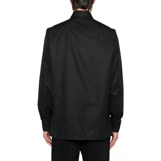Givenchy Shirt Long Sleeve Logo Black