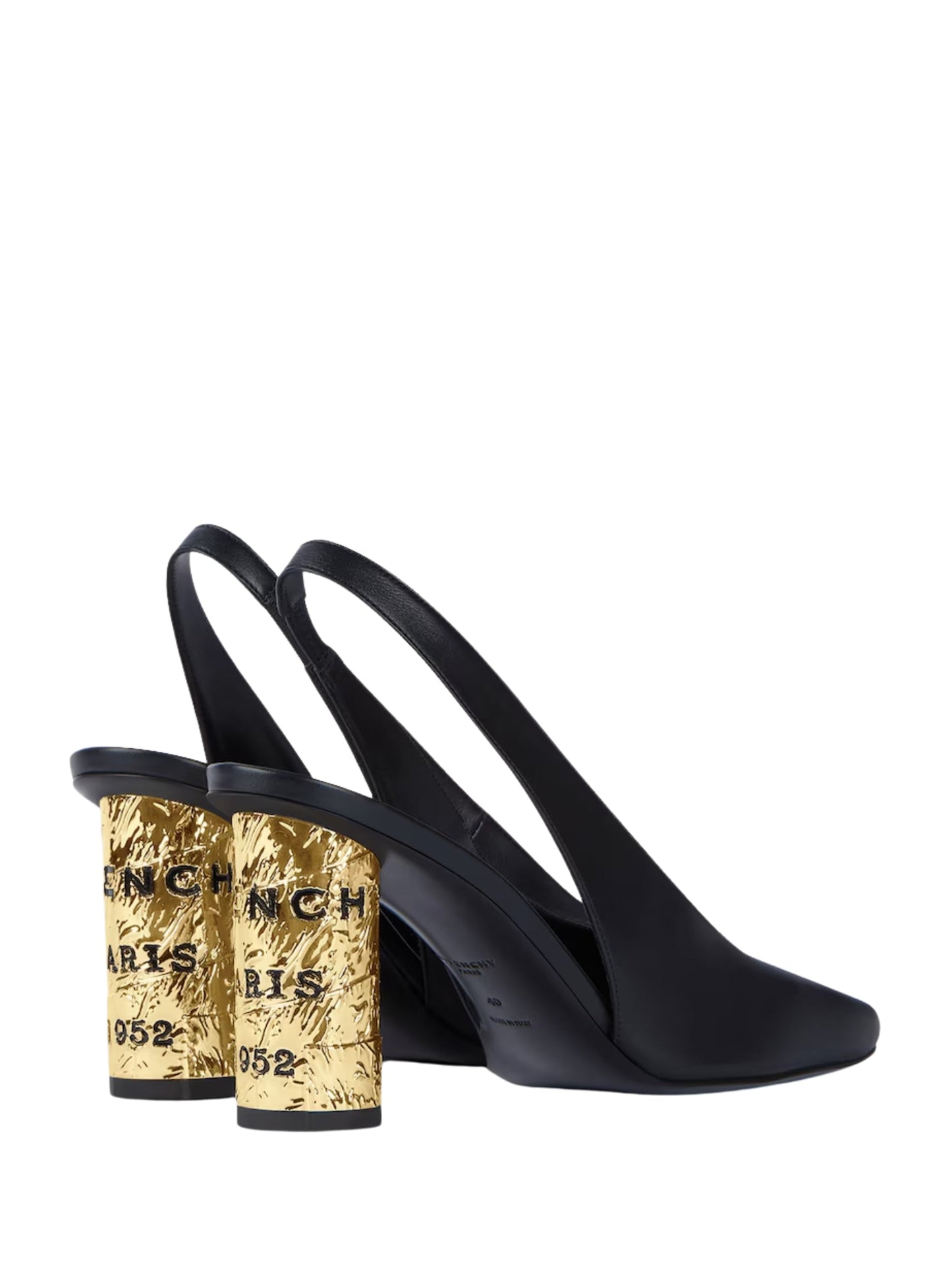 Givenchy Heel Gh2 Slingback 65mm Black