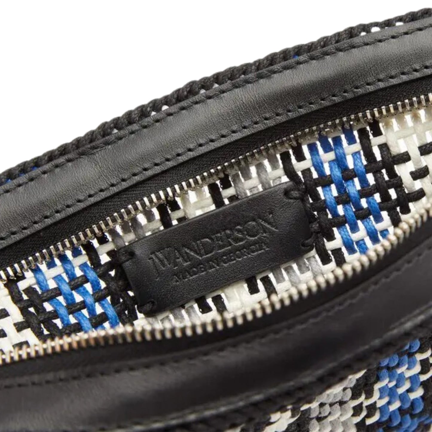 Jw Anderson Bag Checked Market Blue-Black