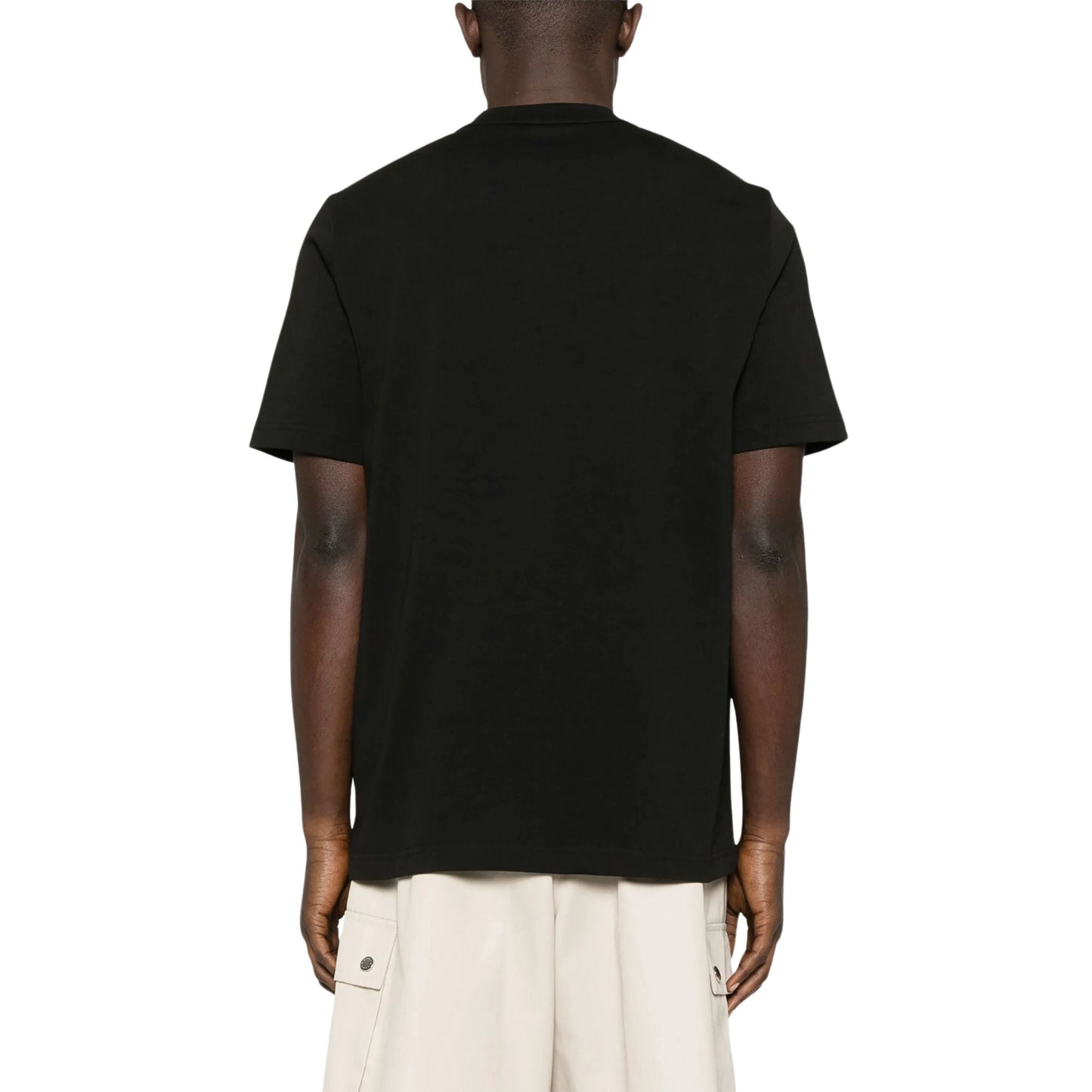 Moncler T-Shirt With Pocket Logo Black