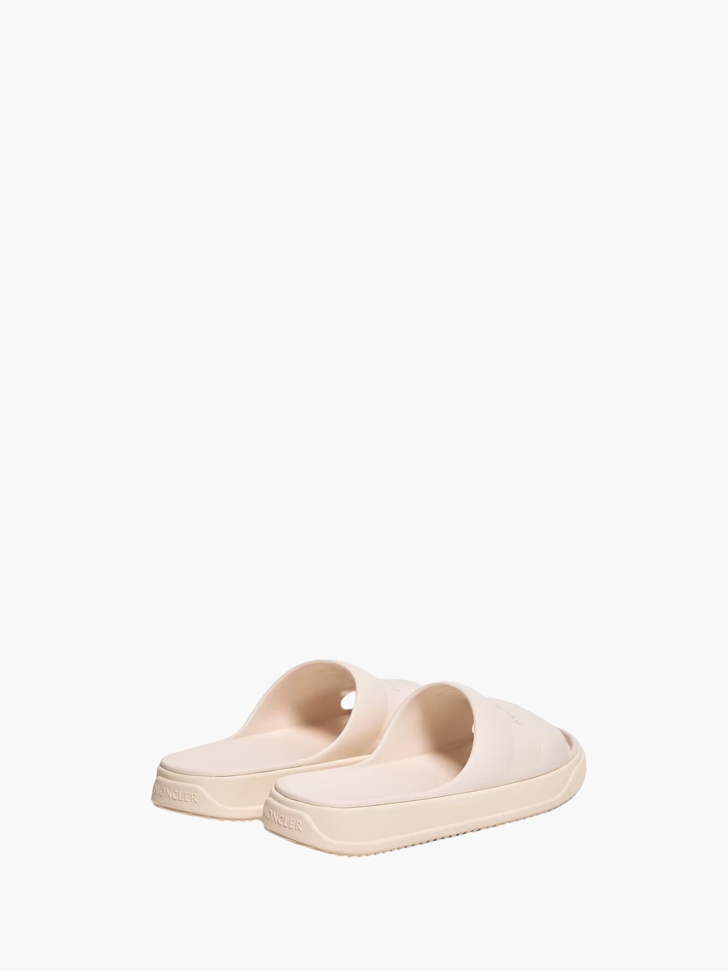 Moncler Slides MSCL1 Altive Logo White