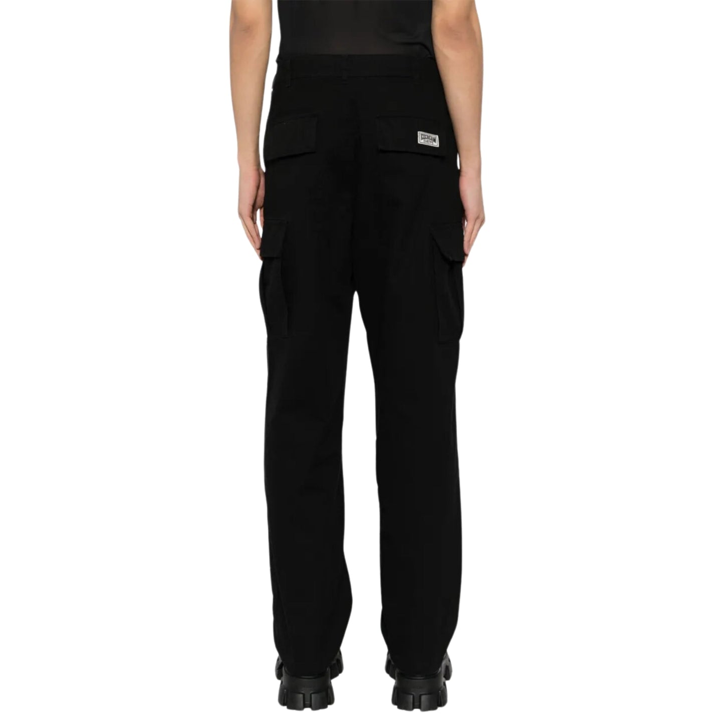 Icecream Cargo Pants Running Dog Black