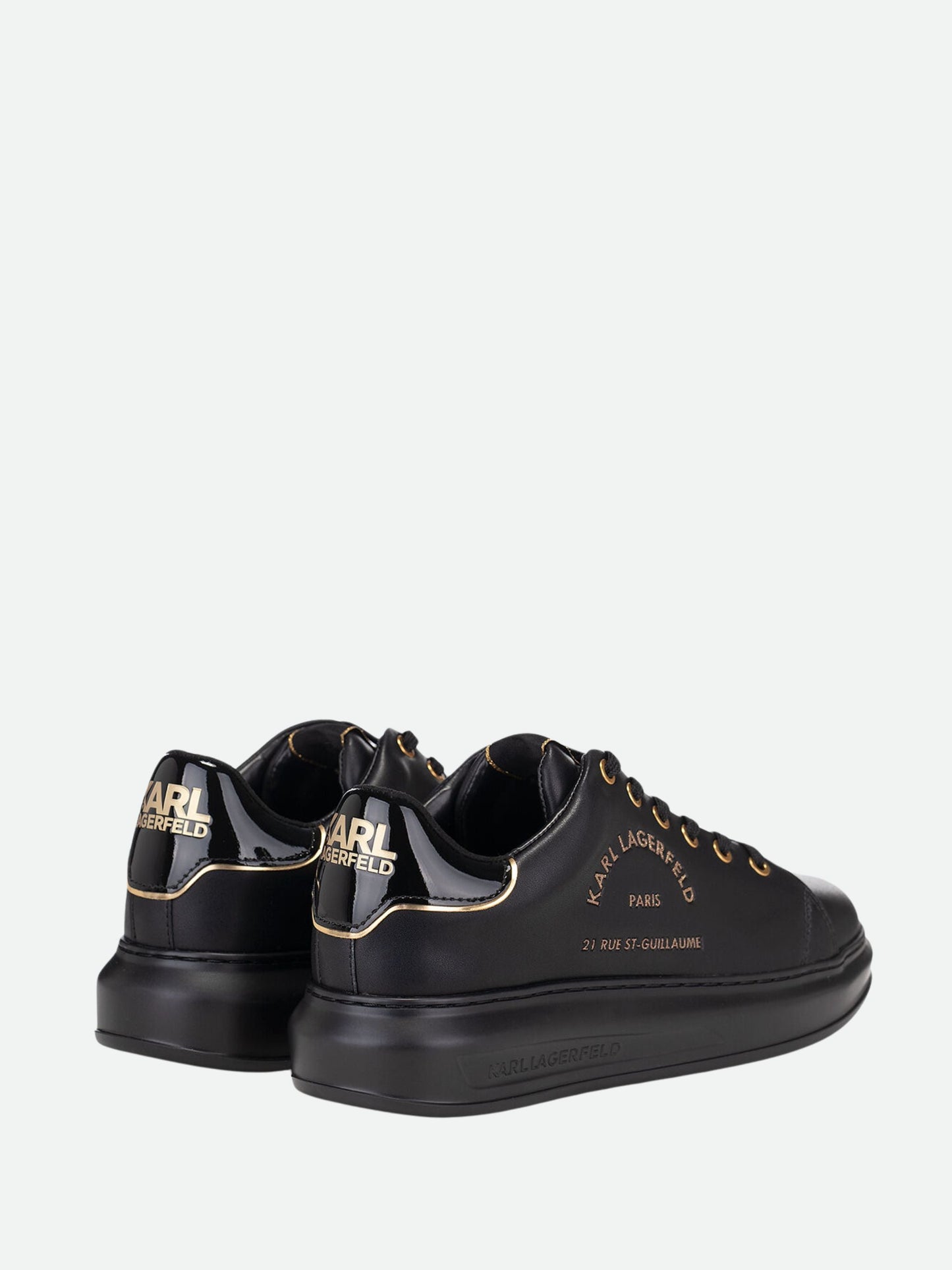 Karl Lagerfeld Sneaker Kll285 Kapri Lug Maieon Karl Lace Black Shimmer Suede