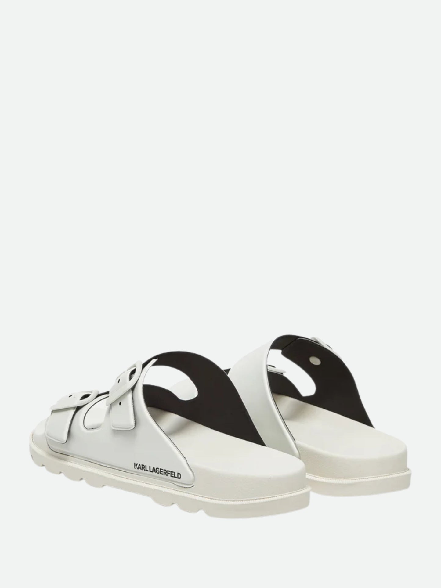 Karl Lagerfeld Slide Kls56 Kondo Tred 2-Strap Off White Rubber