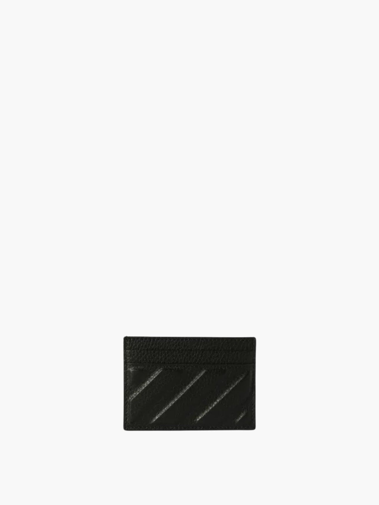 Off-White Cardholder White Print  Black