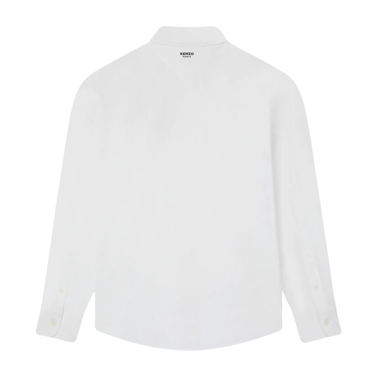 Kenzo Shirt Tiger Logo Casual Ls White