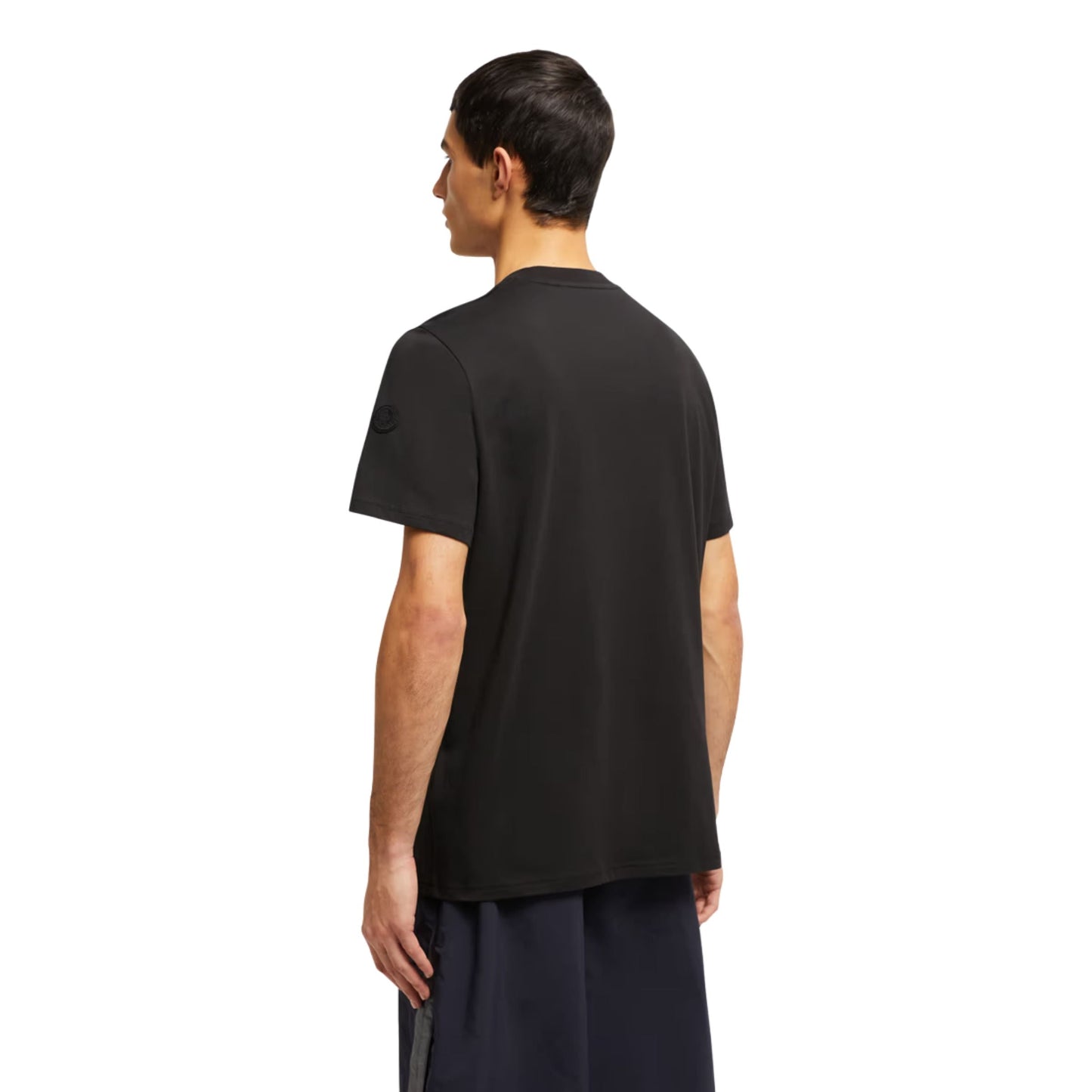 Moncler T-Shirt Logo Black-White