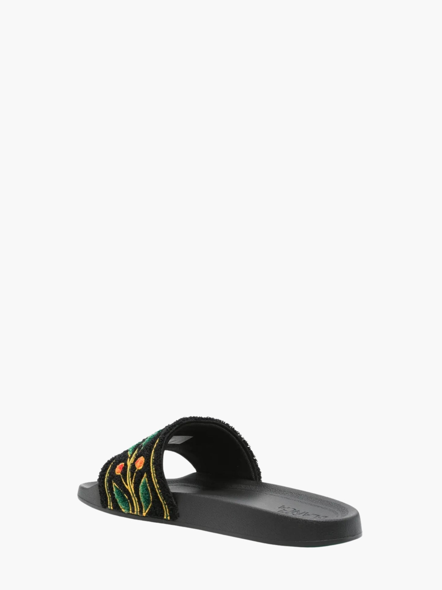 Casablanca Slides CSL17 Embroidered Terry Black