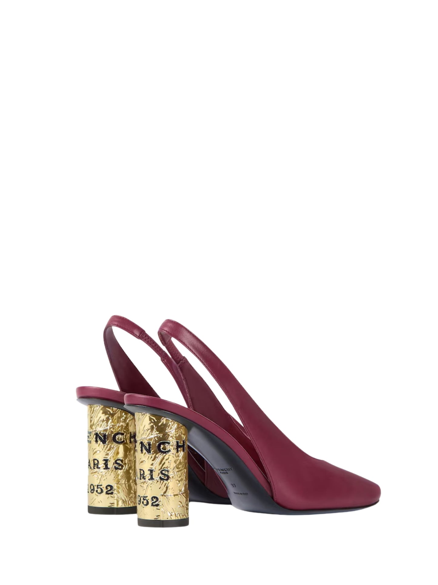 Givenchy Heel Gh6 Slingback 85mm Burgundy