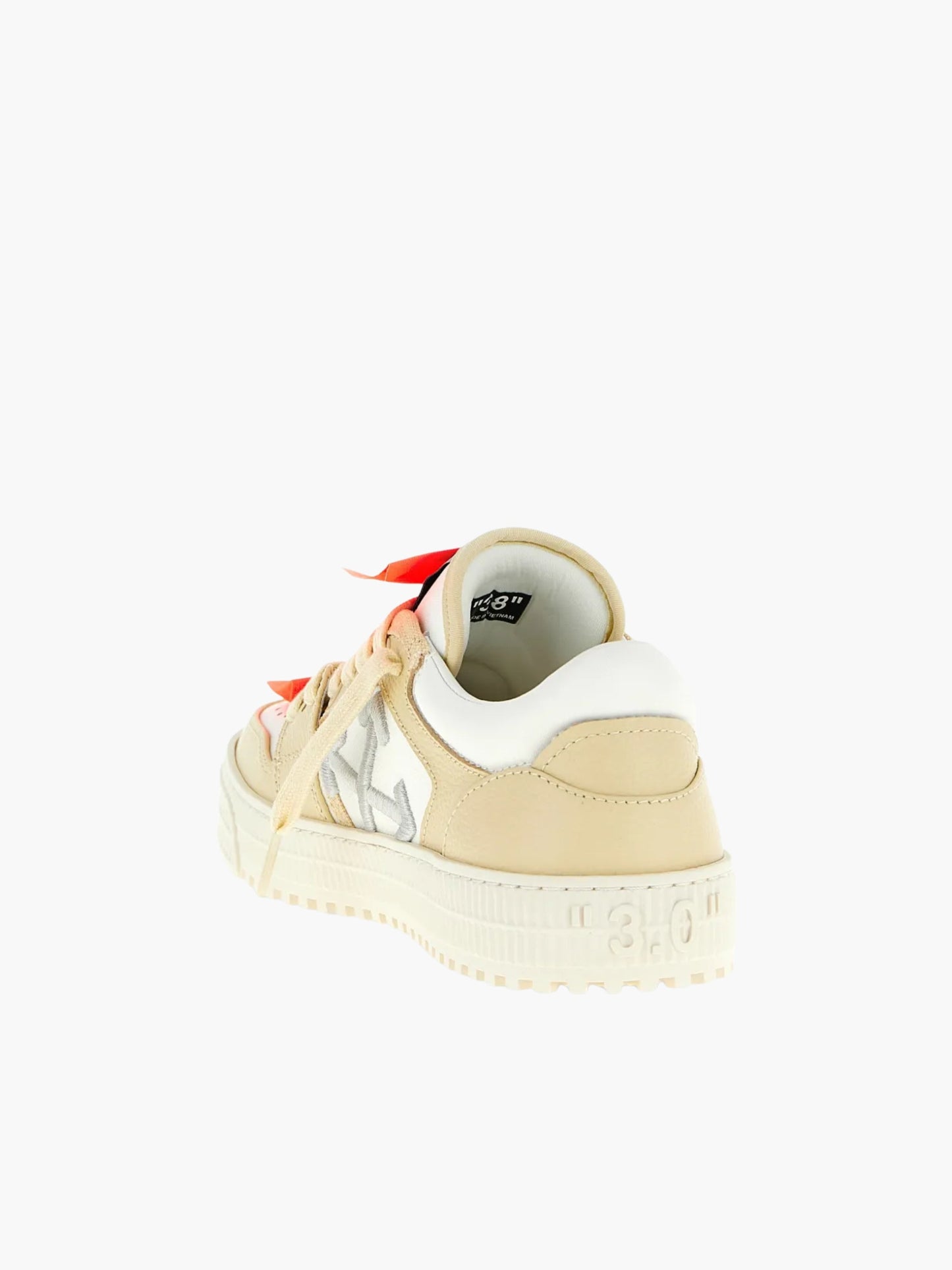 Off-white Sneakers Ows143 W-low Top Beige/White