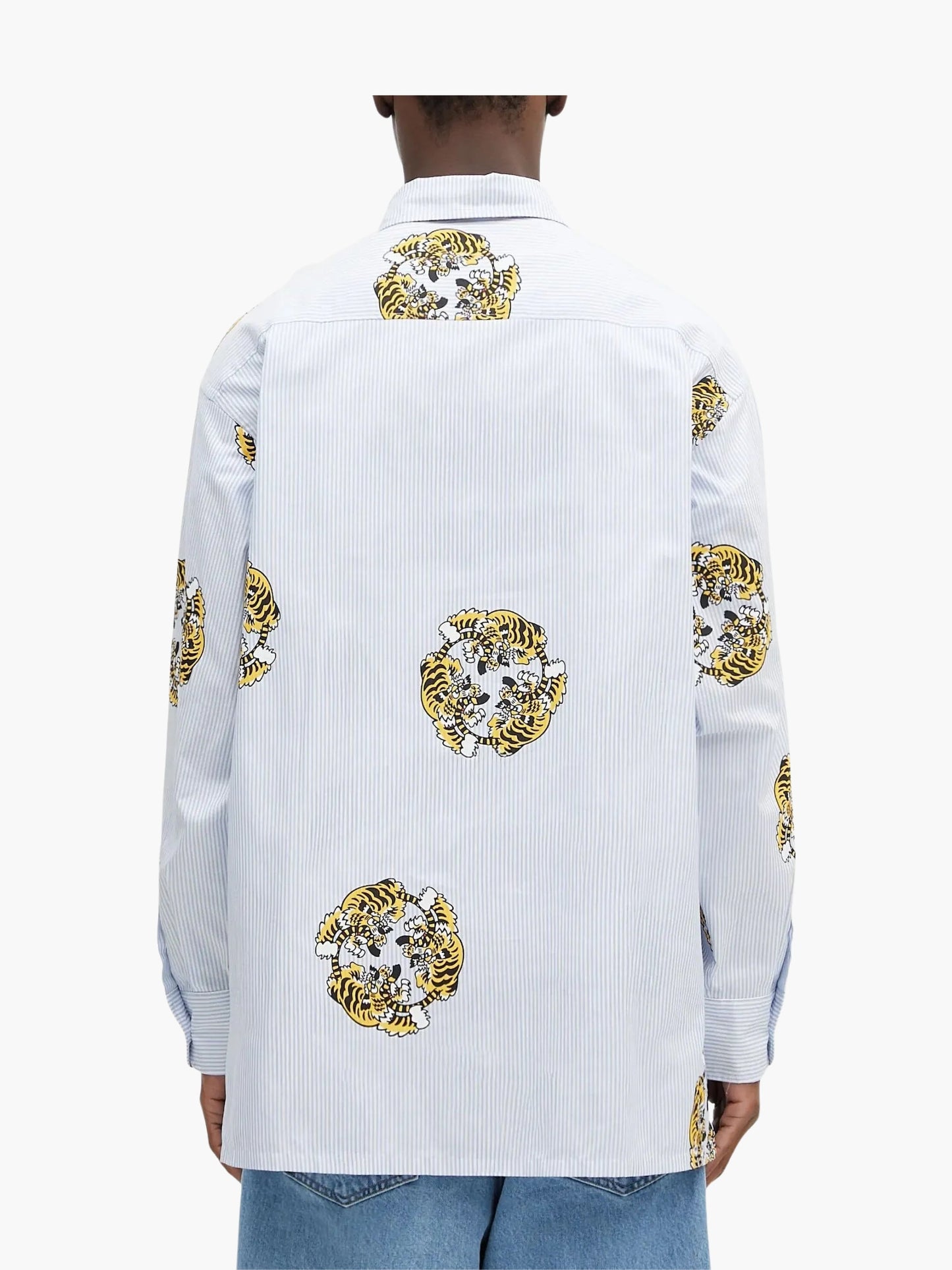 Kenzo Shirt Allover Tiger Prints White