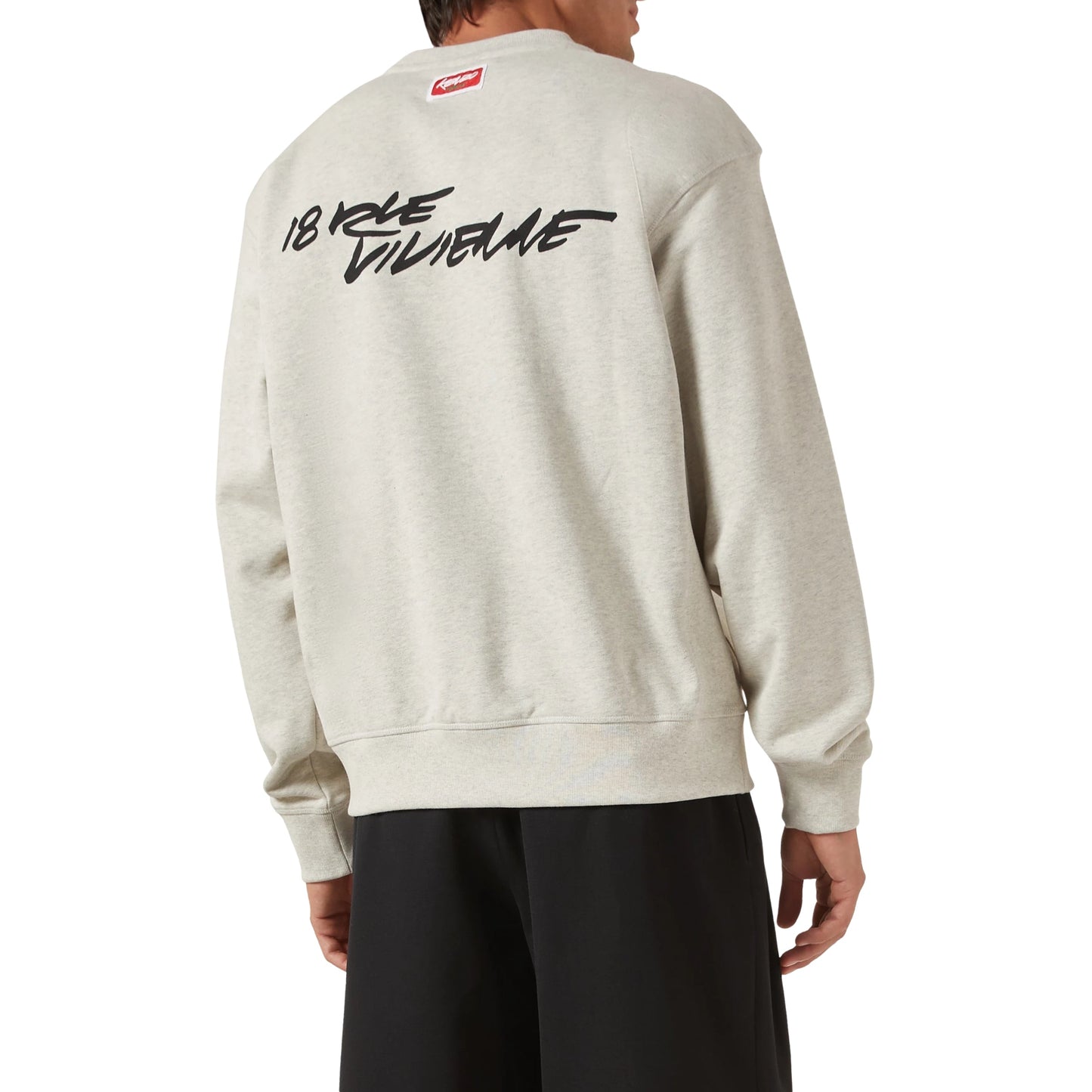 Kenzo Sweater Futura Big Logo Grey