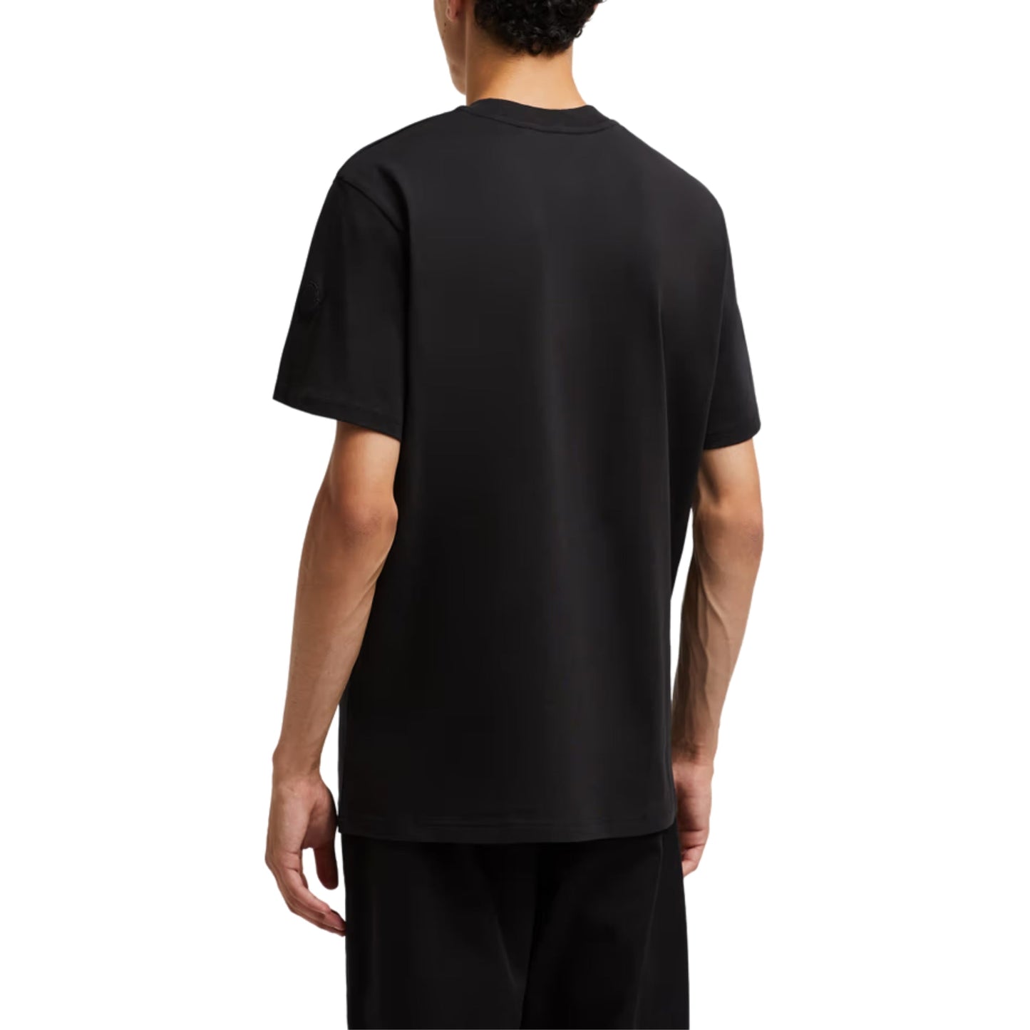 Moncler T-Shirt Multiple Logo Black