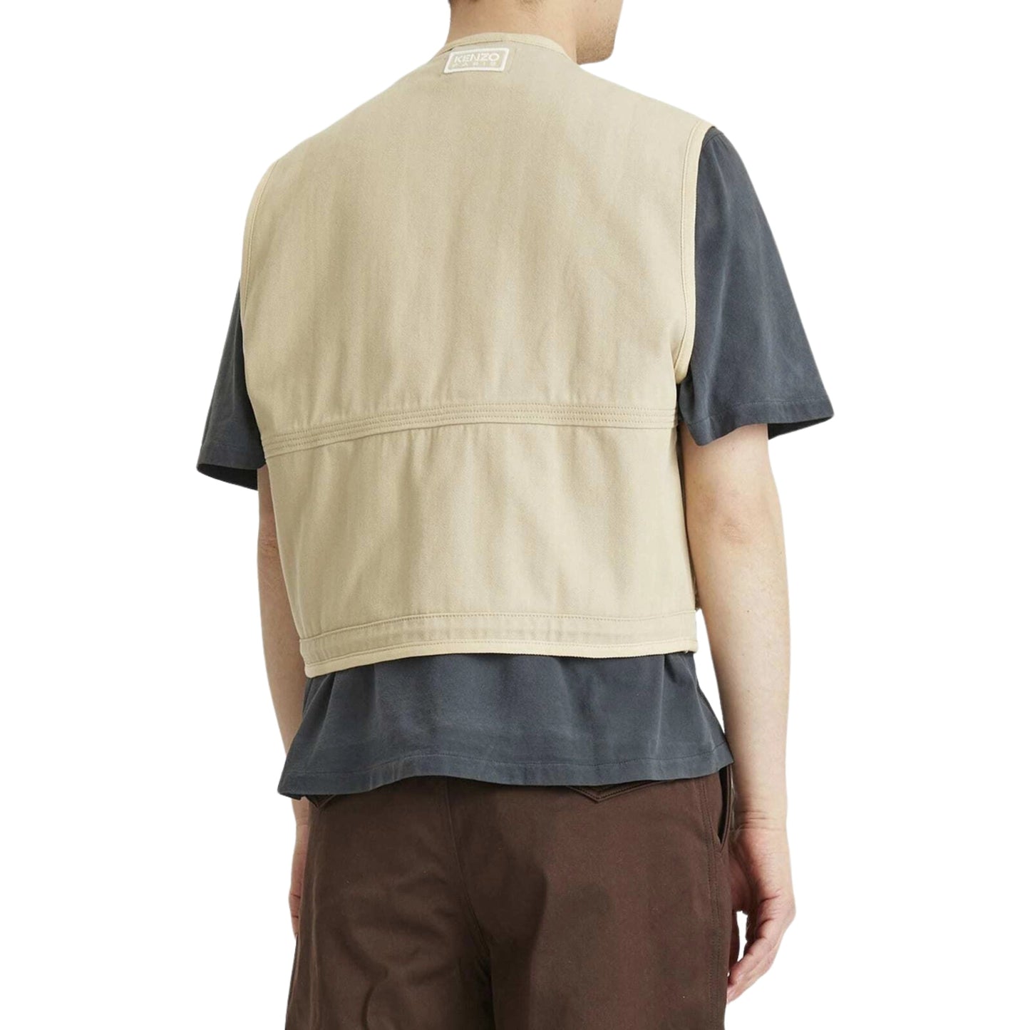 Kenzo Jacket Bomber Sleevless Beige
