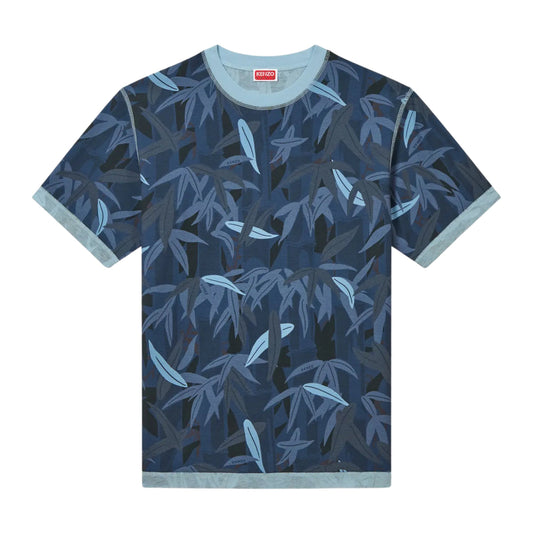 Kenzo T-Shirt Allover Print Midnight Blue