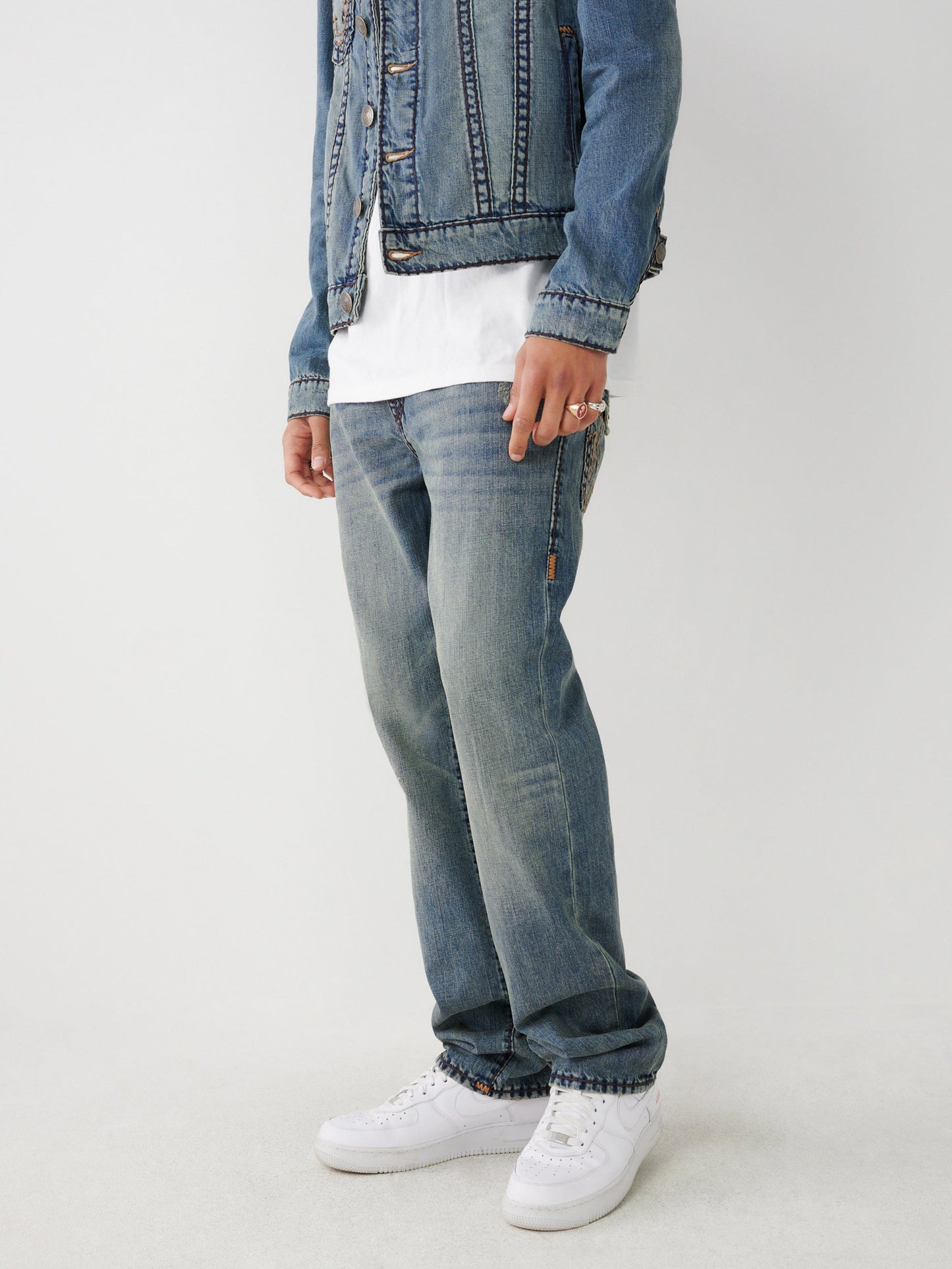 True Religion Jeans Ricky Miner Medium Wash