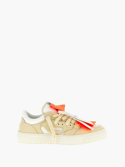 Off-white Sneakers Ows143 W-low Top Beige/White
