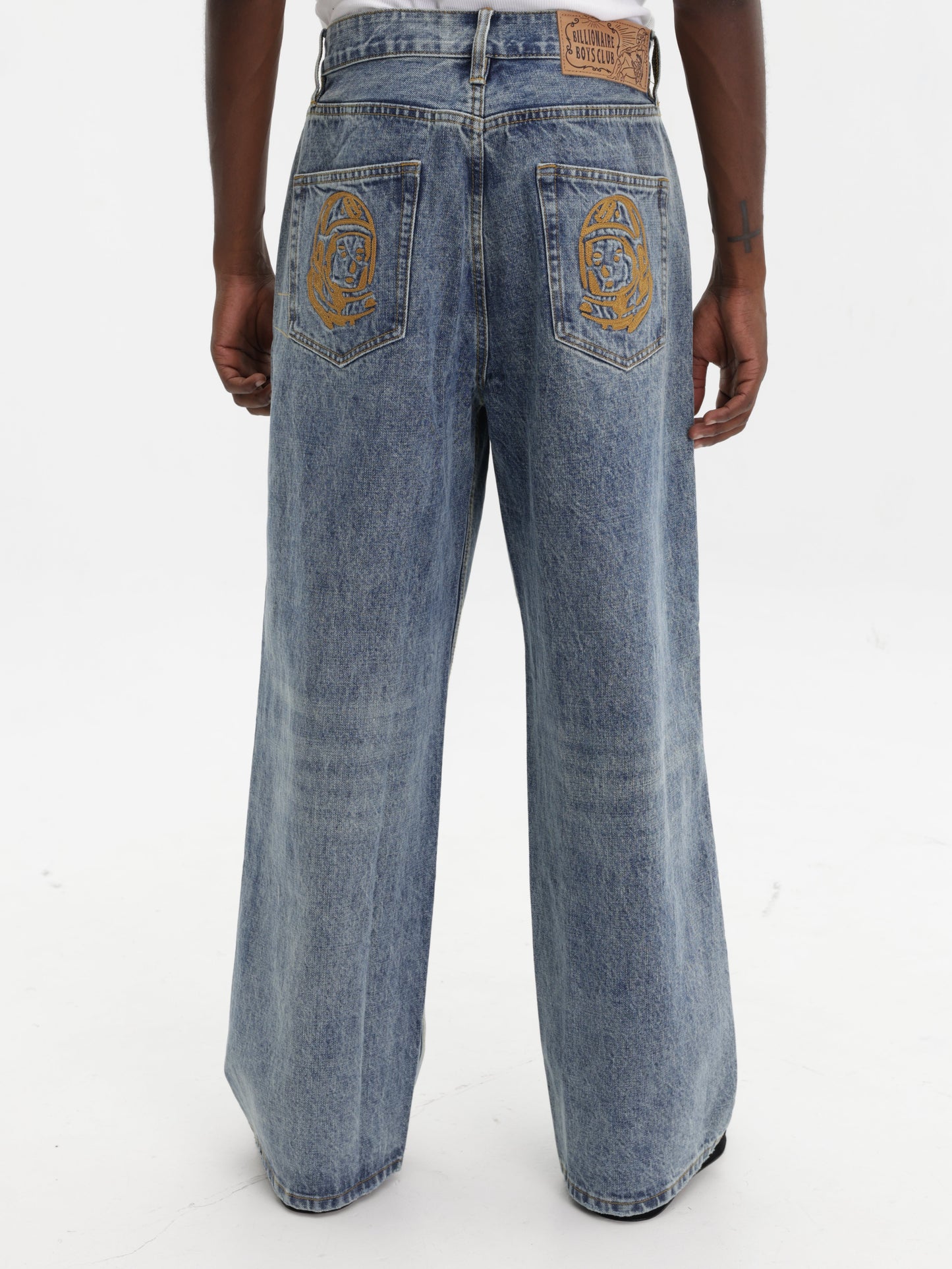 Billionaire Boys Club Astro Wide Leg Denim Pants Blue