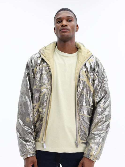 Rick Owens Jacket Woven Padded Palladium