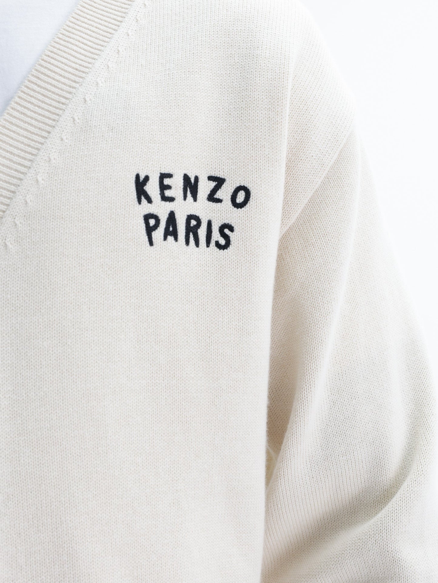 Kenzo Cardigan Boke Heart Ecru
