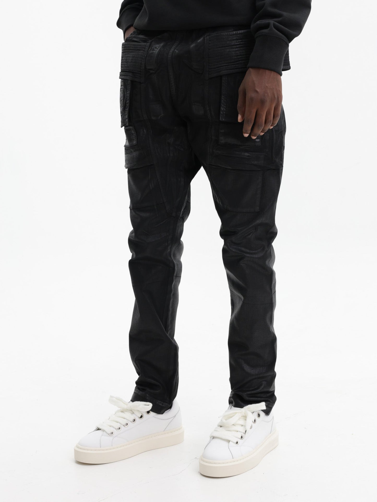 Rick Owens Jeans Drawstring Black