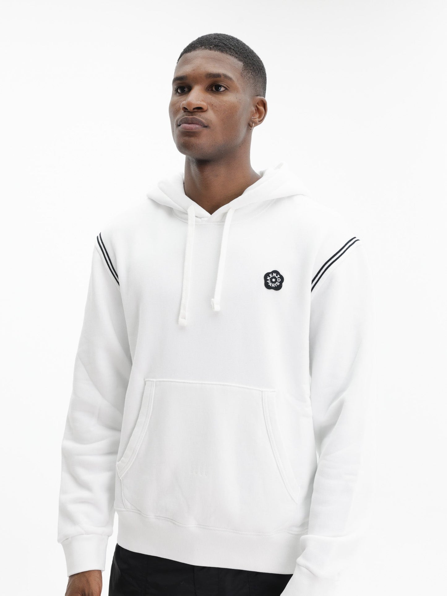 Kenzo Hoodie Boke Flower 2.0 Embroidered Off White
