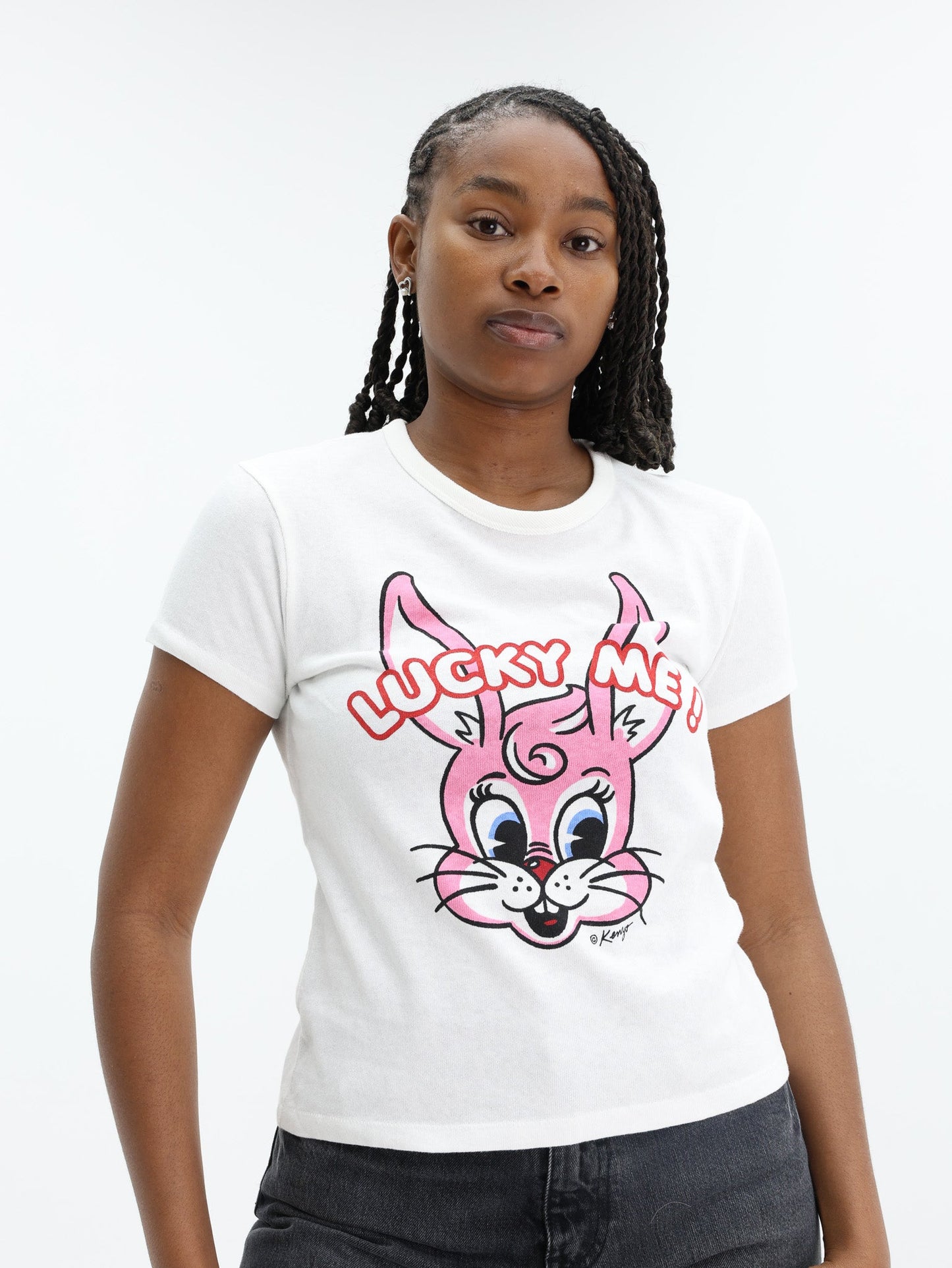 Kenzo T-Shirt Bunny Off-White