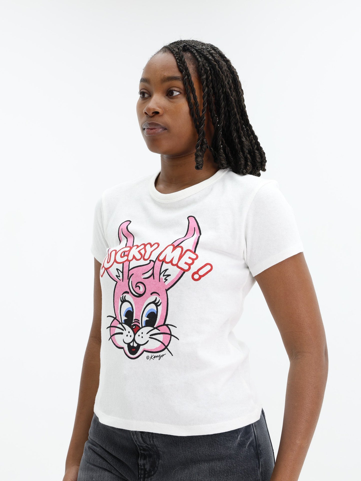 Kenzo T-Shirt Bunny Off-White