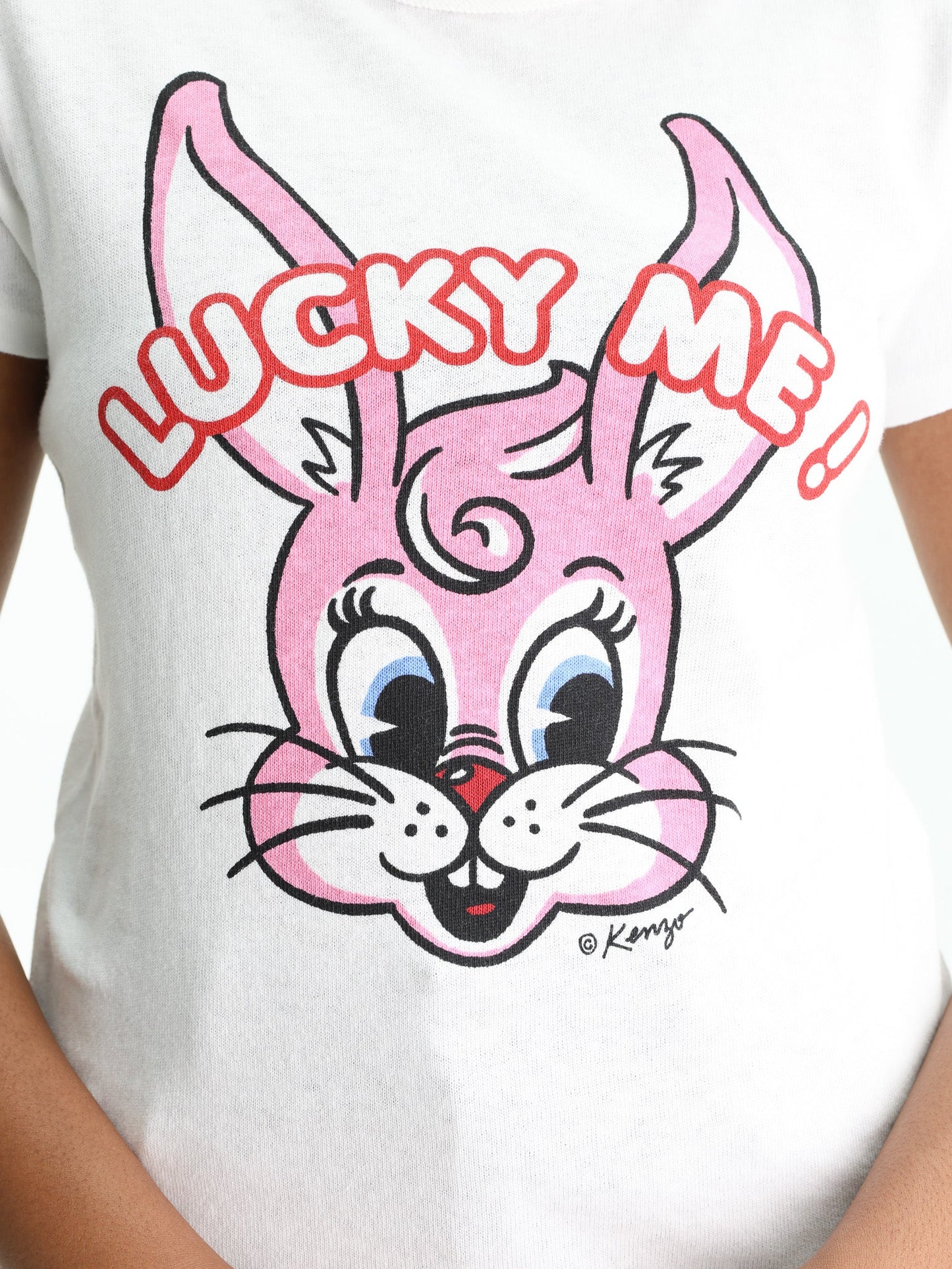 Kenzo T-Shirt Bunny Off-White