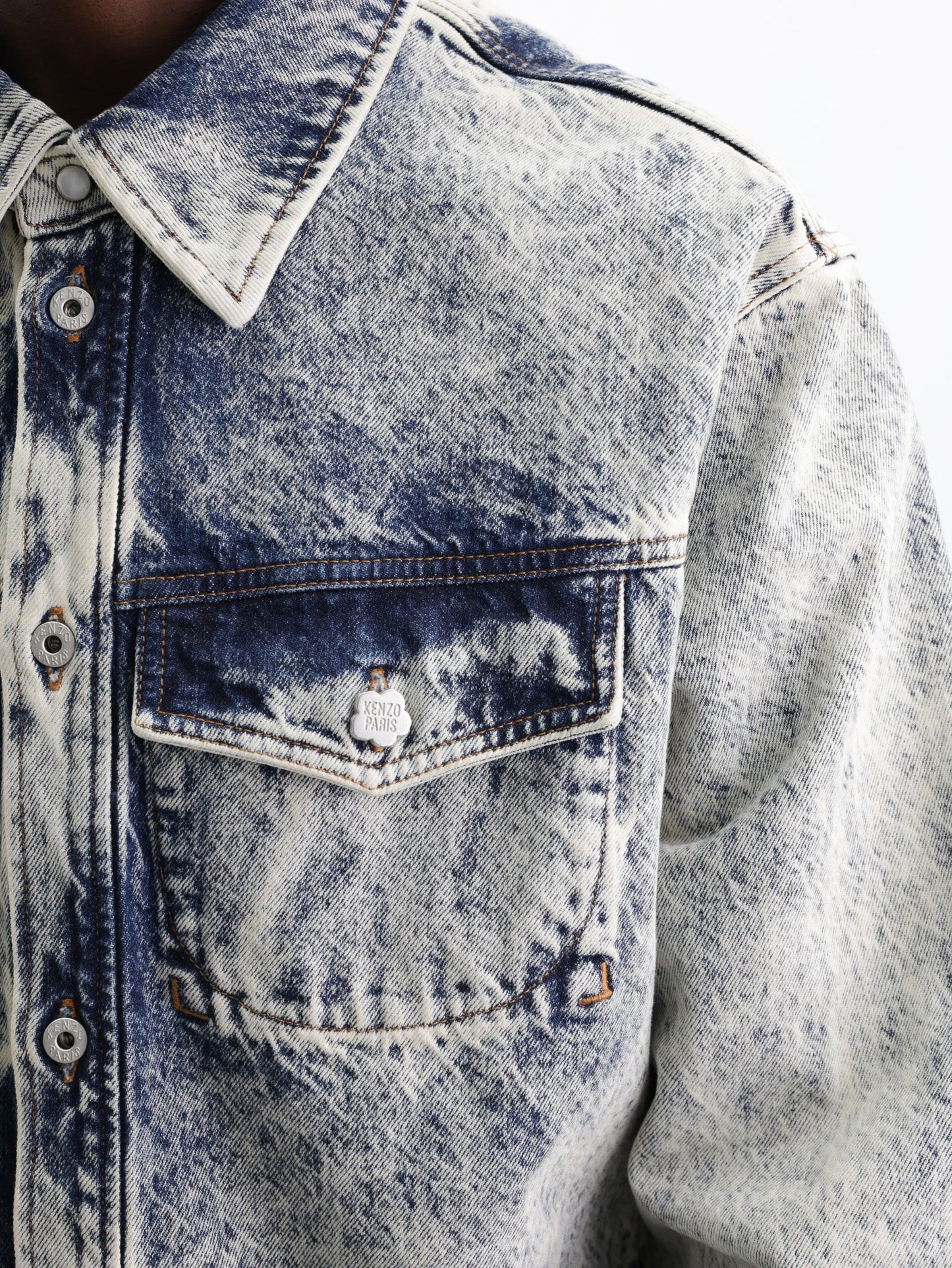 Kenzo Jacket Trucker Denim Blue