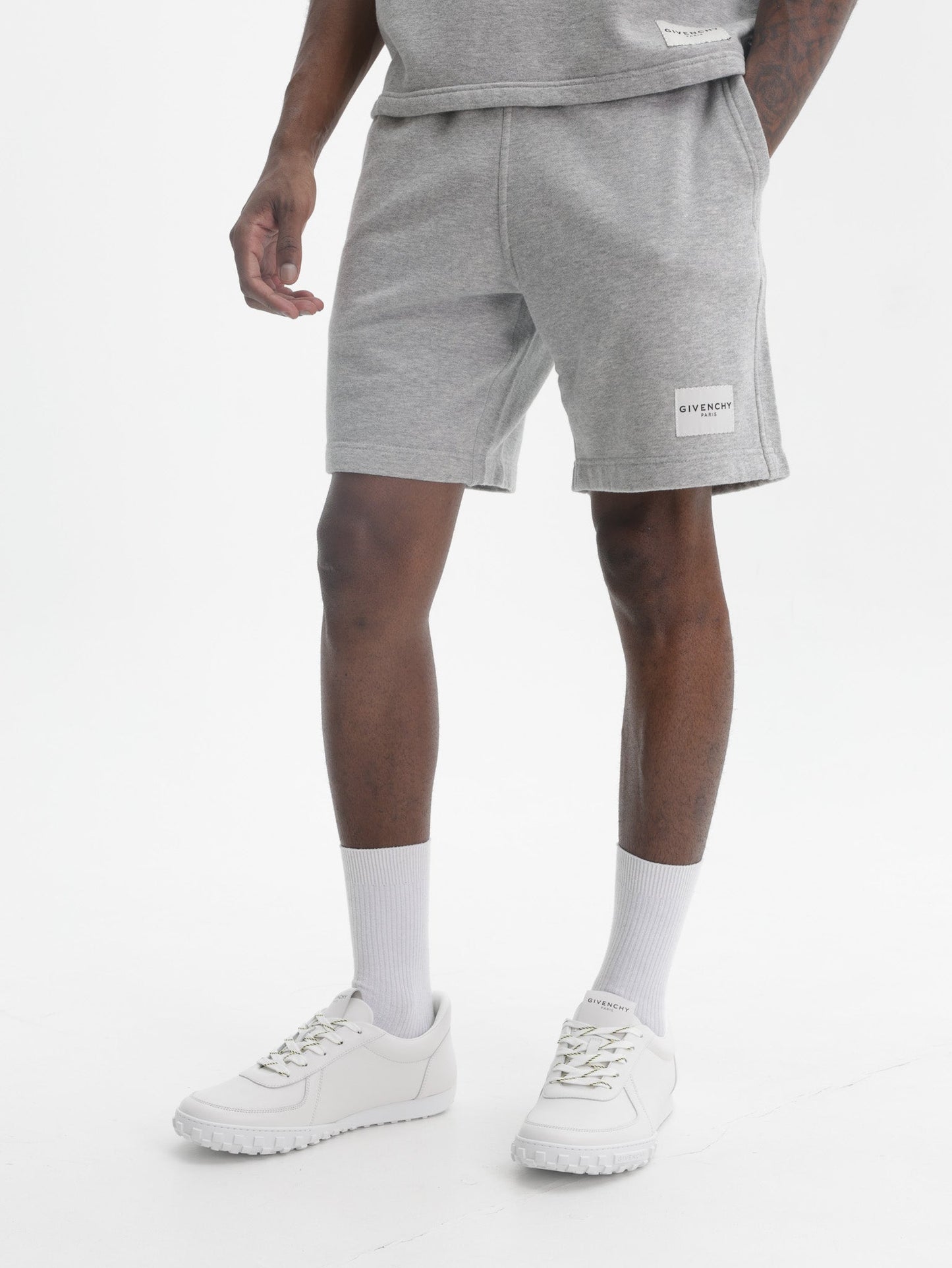Givenchy Shorts Light Grey Melang