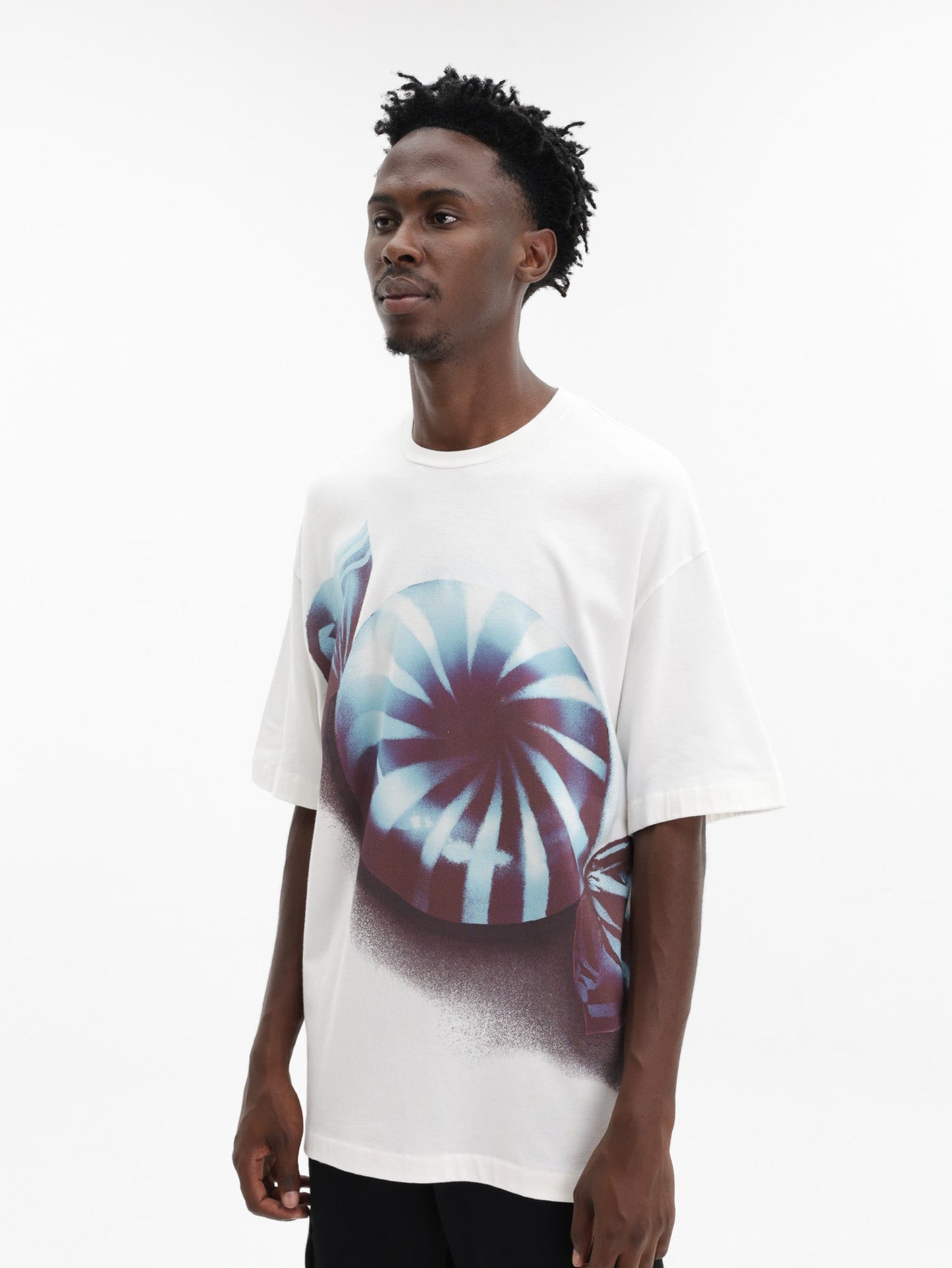 Jil Sander T-Shirt Candy Print White